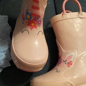 Western chief unicorn size 5 baby/toddler rain boots
